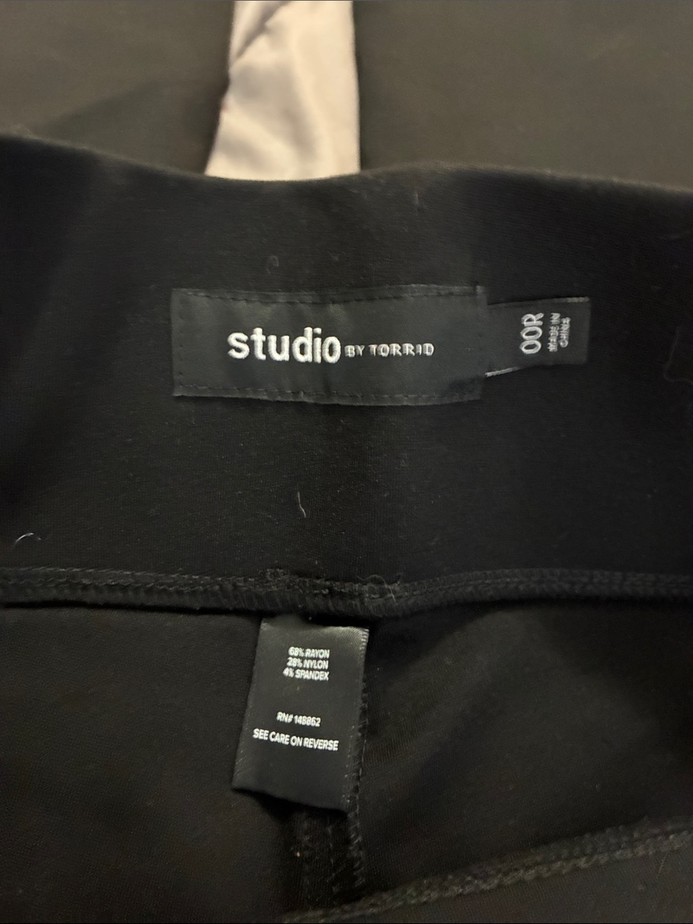 torrid Black Boot-Cut Ponte Pants - Picture 4 of 6
